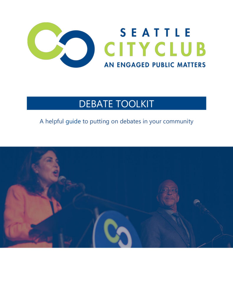 Seattle CityClub Debate Toolkit